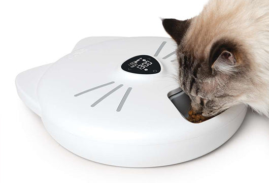 Second Product Image for Catit PIXI Smart 6-Meal Feeder w/Stainless Steel Tray