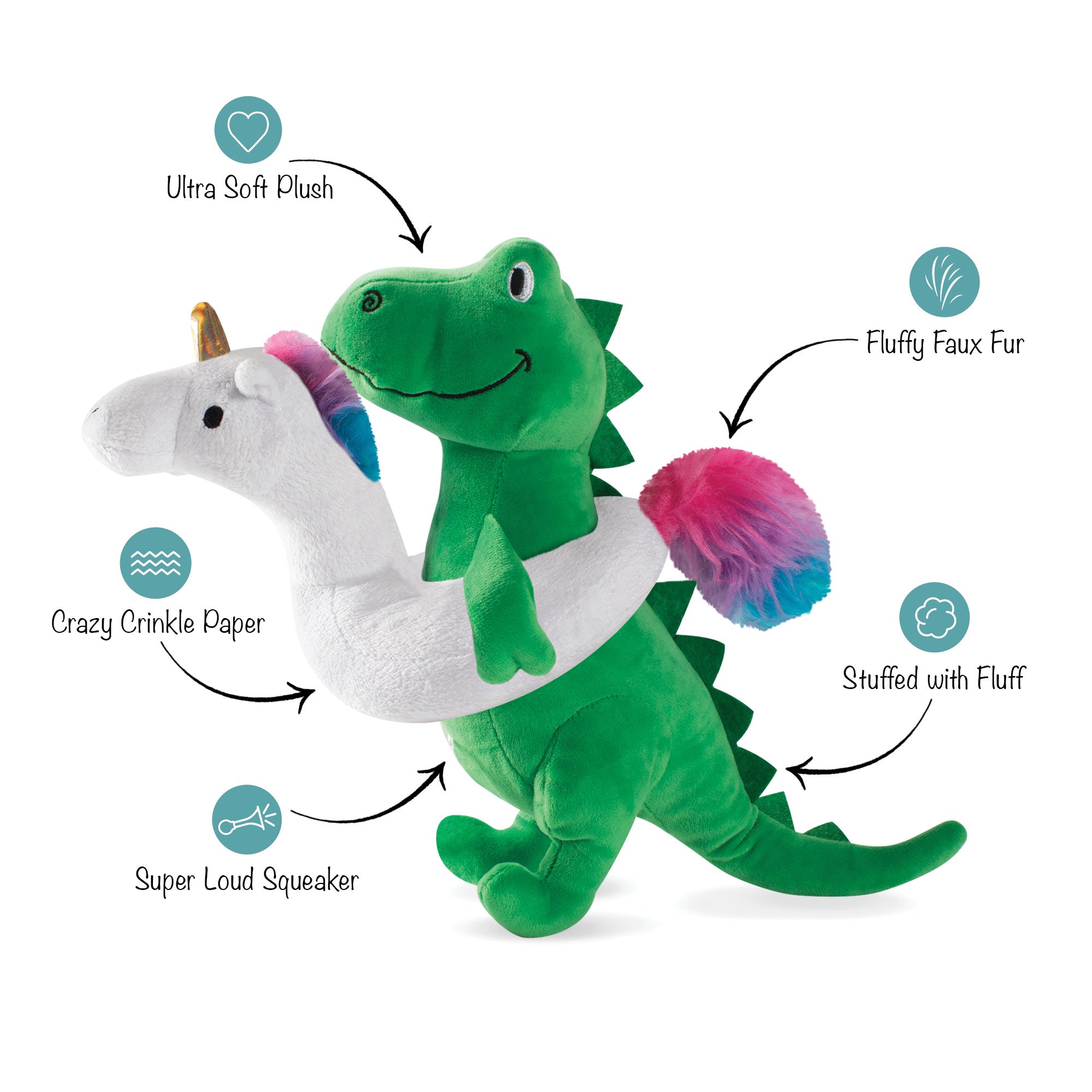 Best of the Rex's Dog Toy 2-Pack
