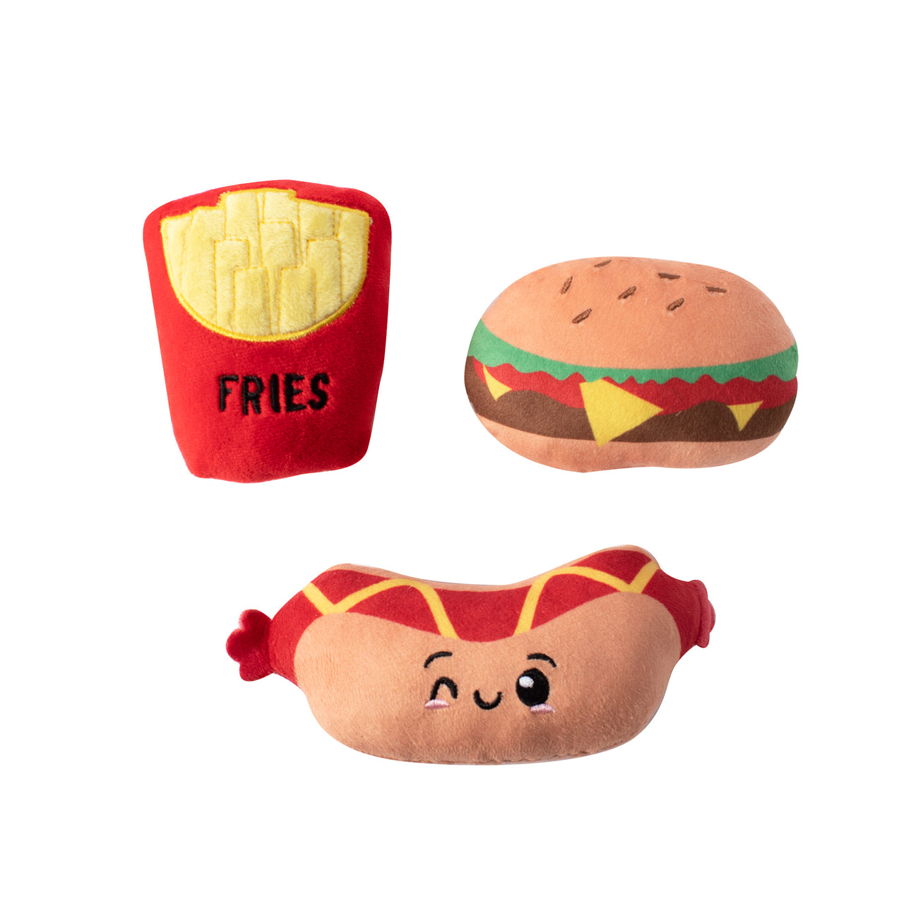 Food Junkie Small Dog 9-Toy Play Set