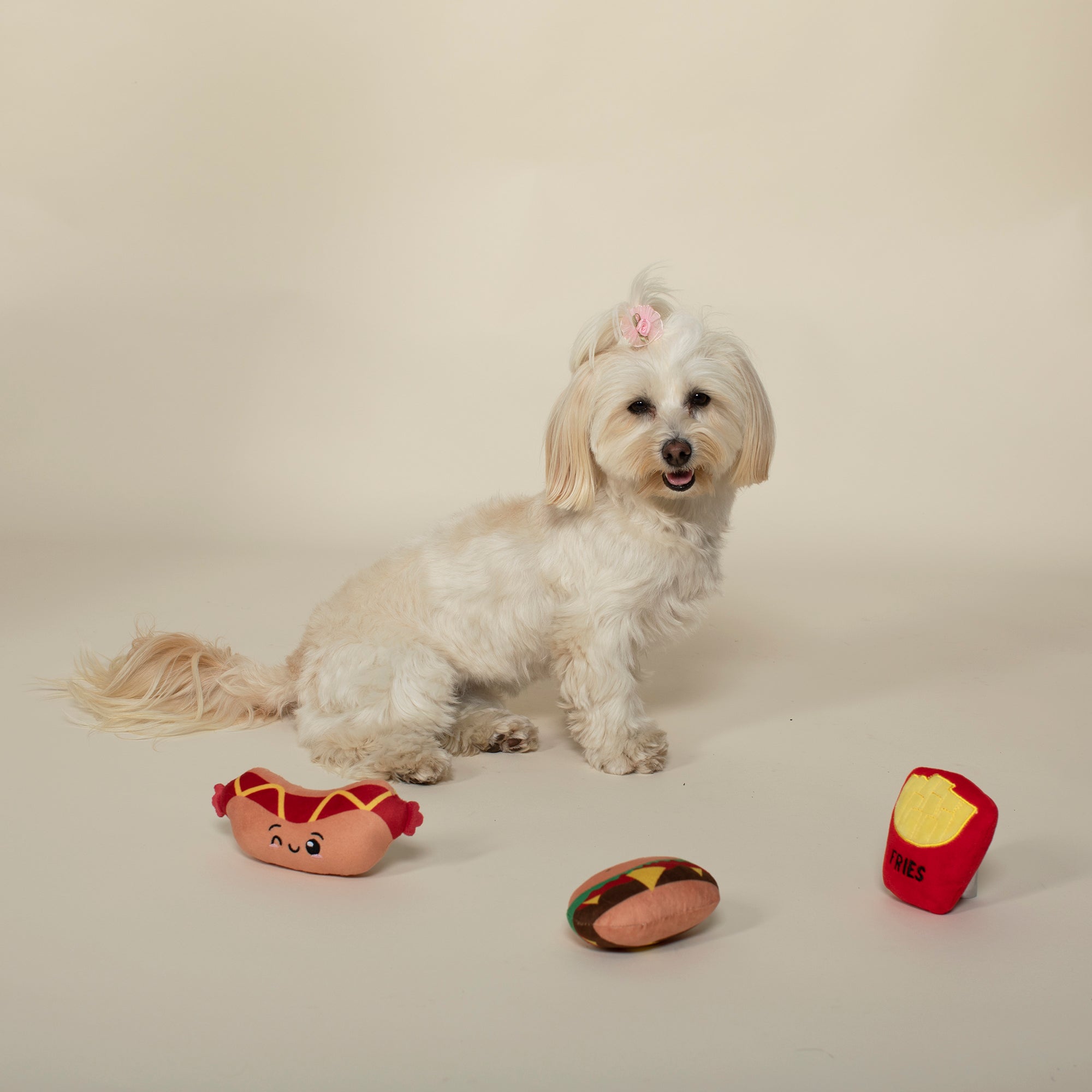 Food Junkie Small Dog 9-Toy Play Set