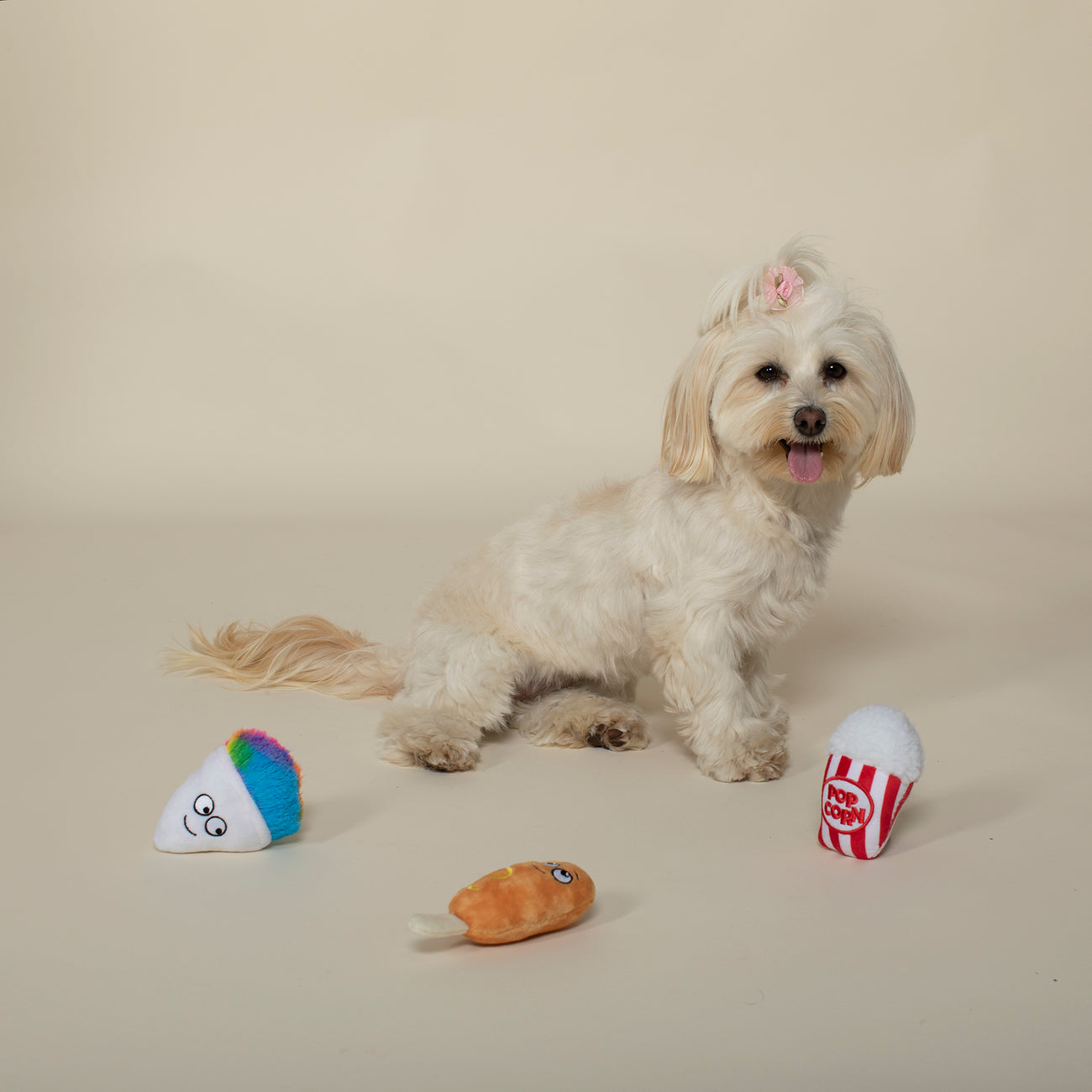 Food Junkie Small Dog 9-Toy Play Set