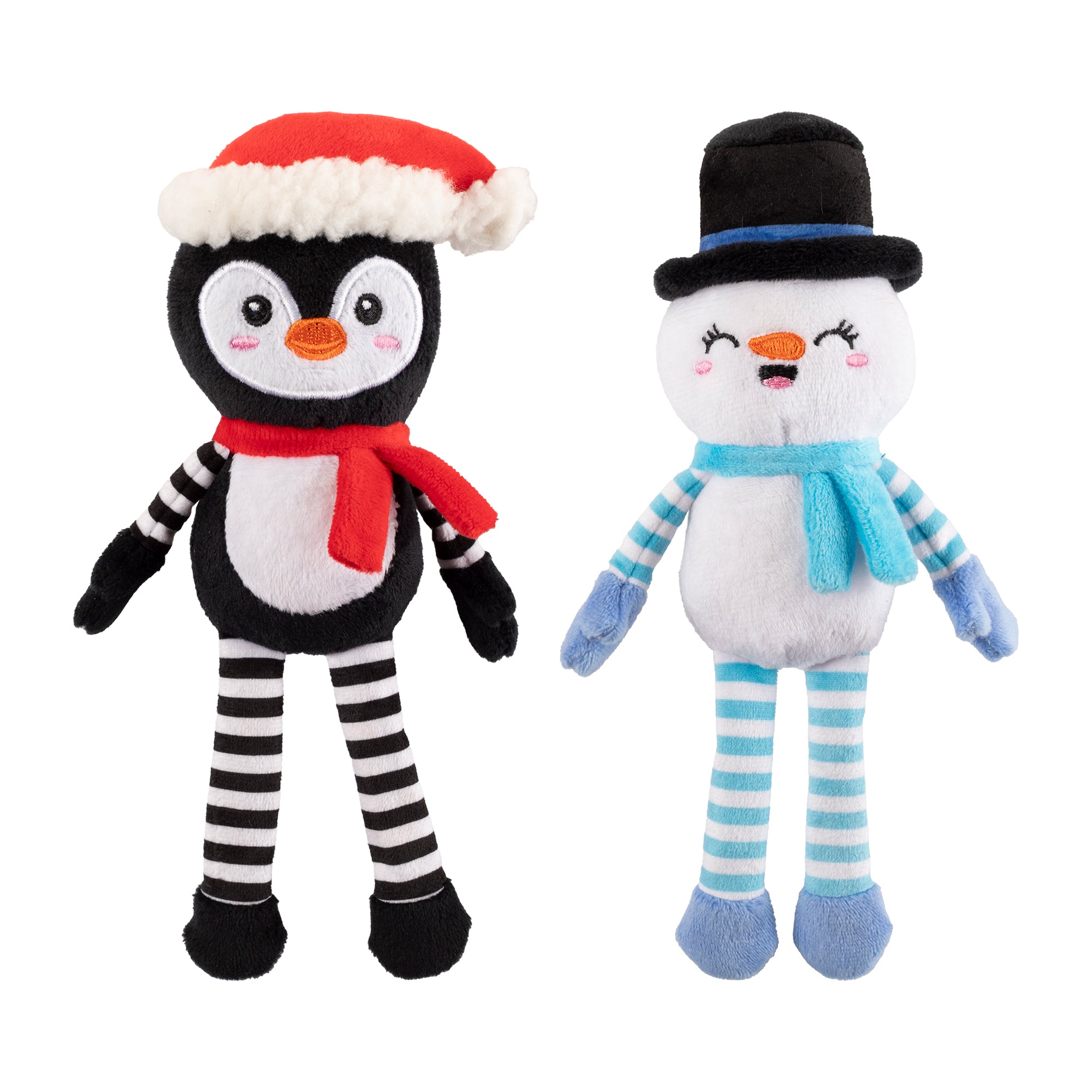 Frosty Friends Mini Winter Dog Toys 8-Pack