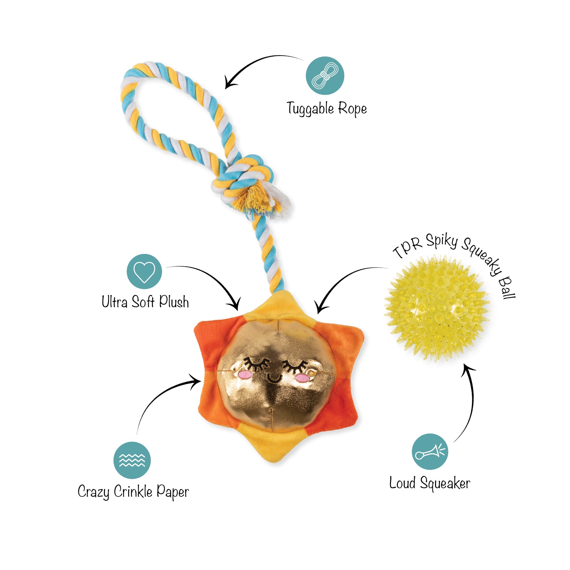 New Puppy Toy 3-Pack