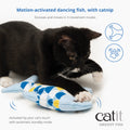 Catit Groovy Fish & Gecko 2-Piece Cat Toy Set