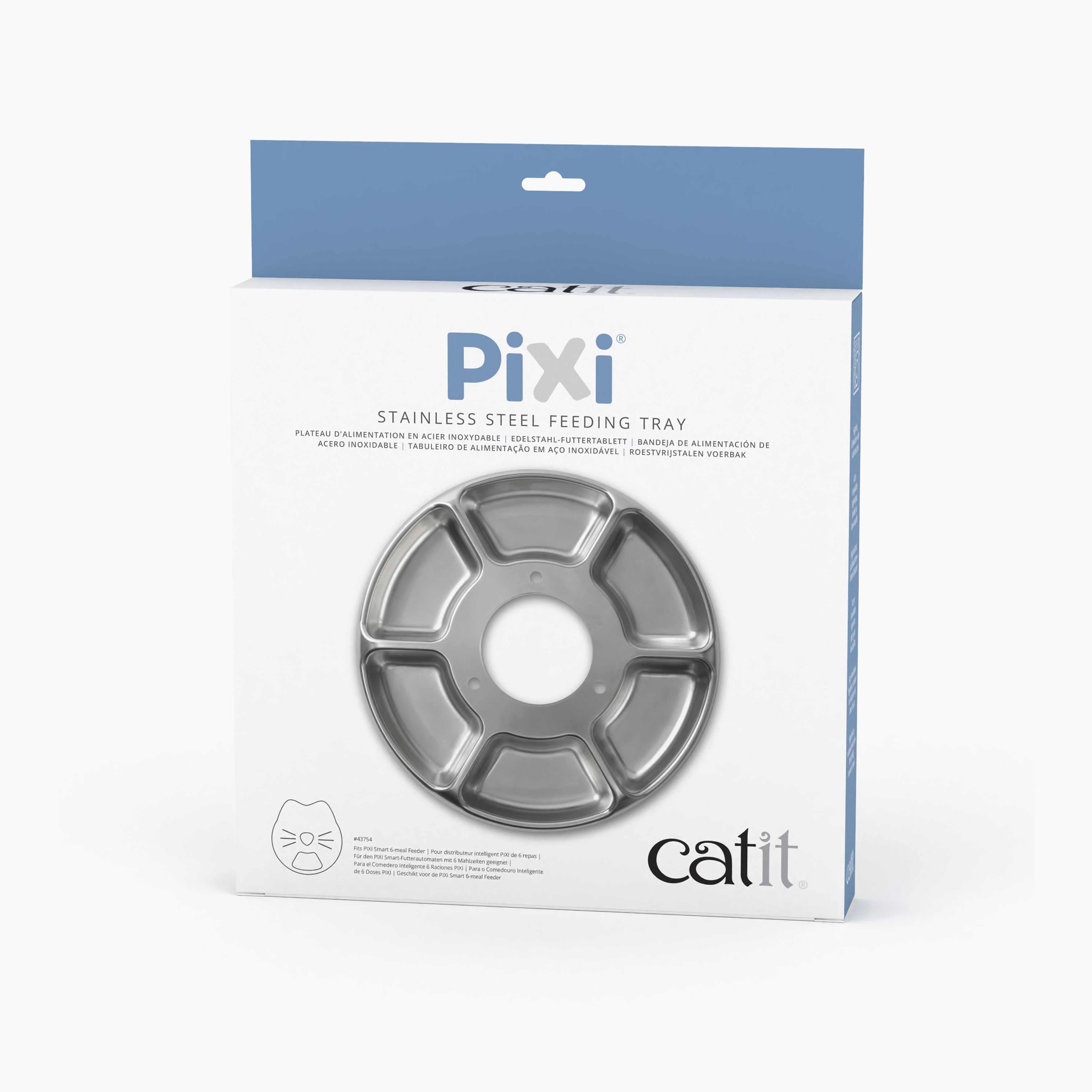 Catit PIXI Smart 6-Meal Feeder w/Stainless Steel Tray