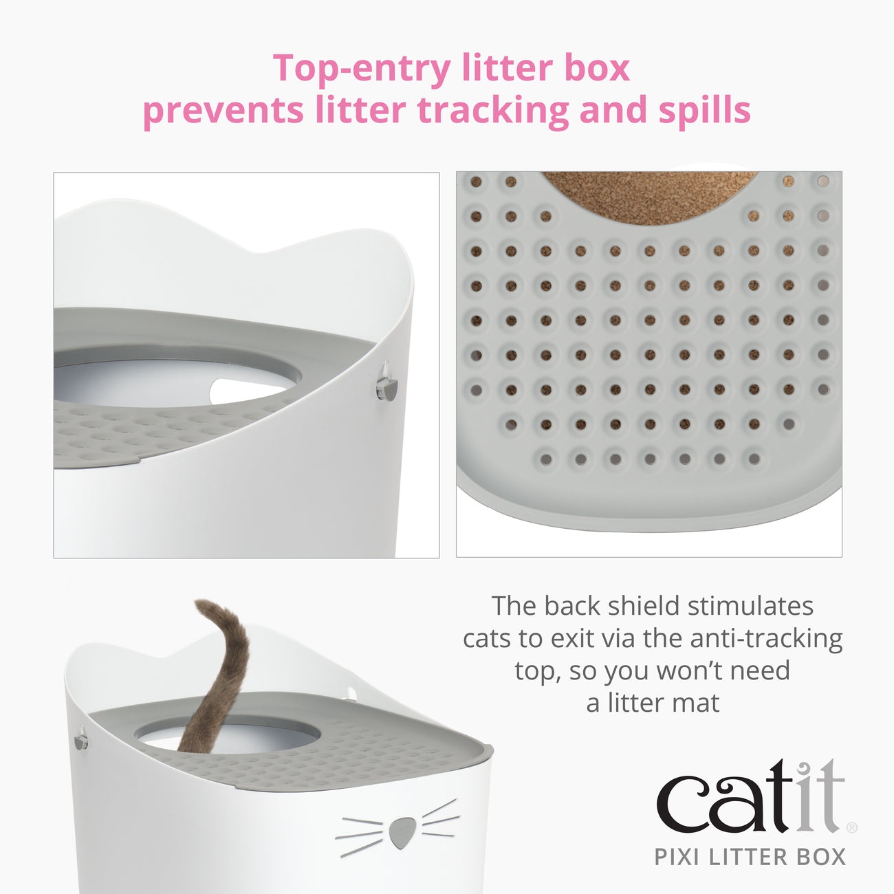 Catit PIXI Top Entry Litter Box Starter Kit