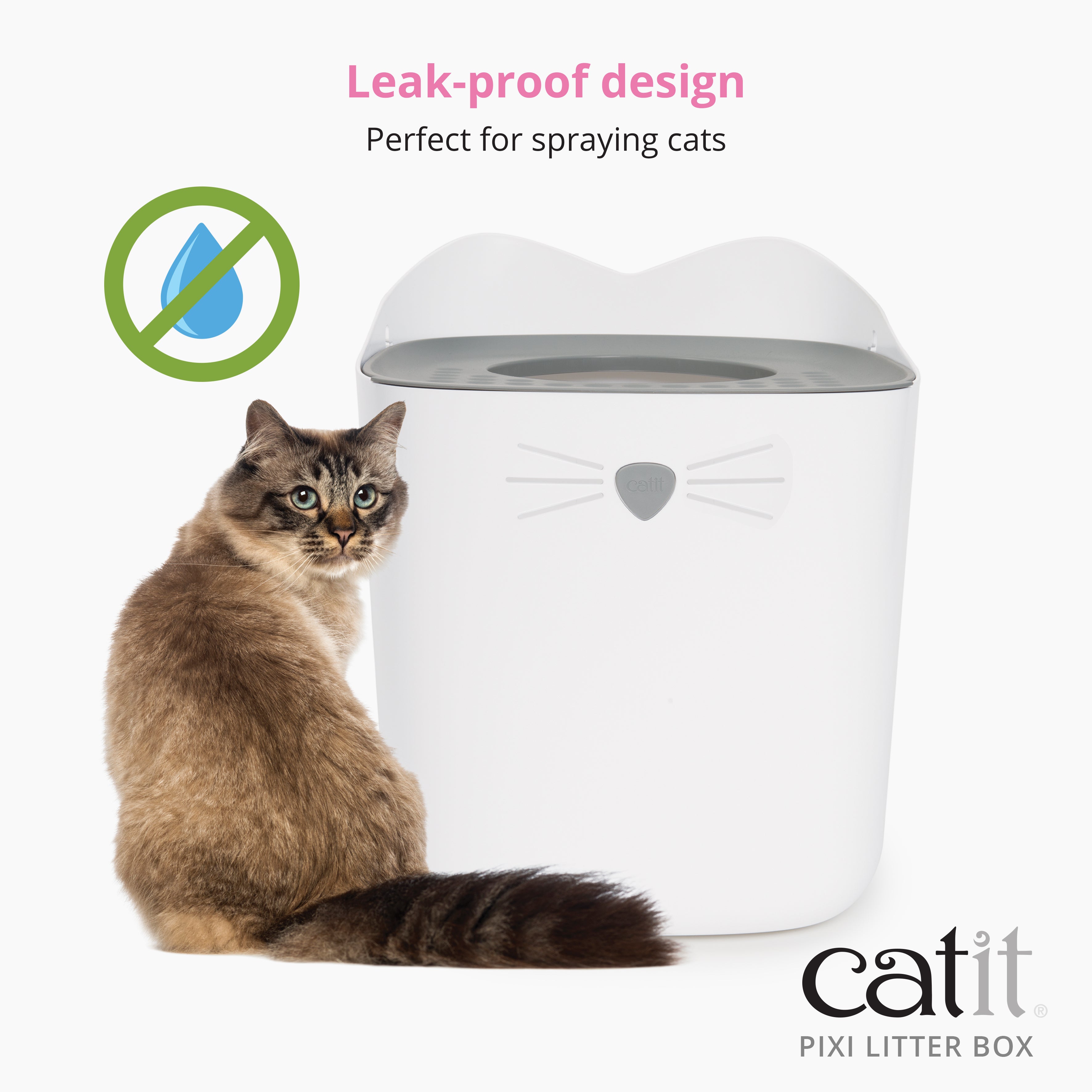 Catit PIXI Top Entry Litter Box Starter Kit