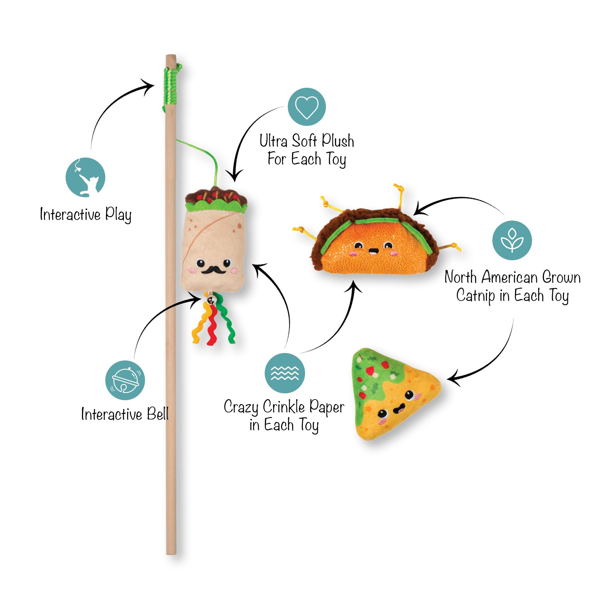 Feline Fiesta & Fun Cat Toy 9-Pack