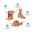 Frosty Friends Mini Winter Dog Toys 8-Pack