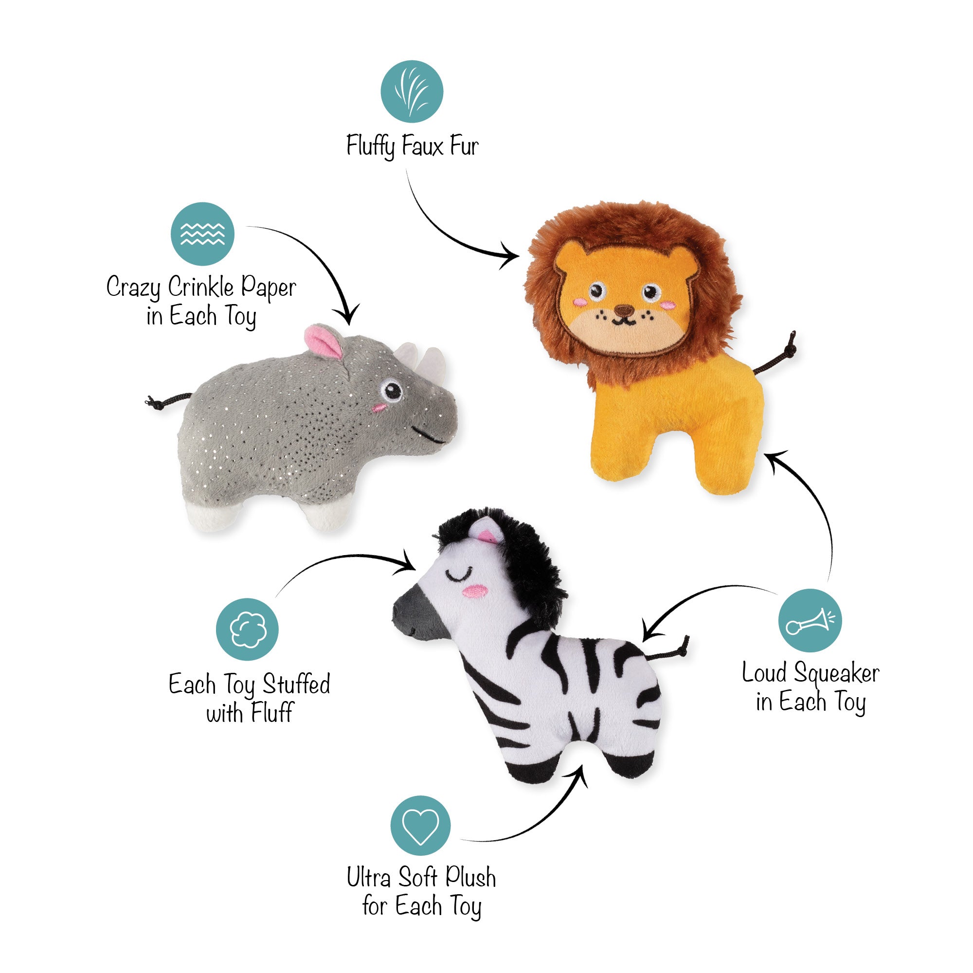 Baby Animals Small Puppy 9-Toy Play Set