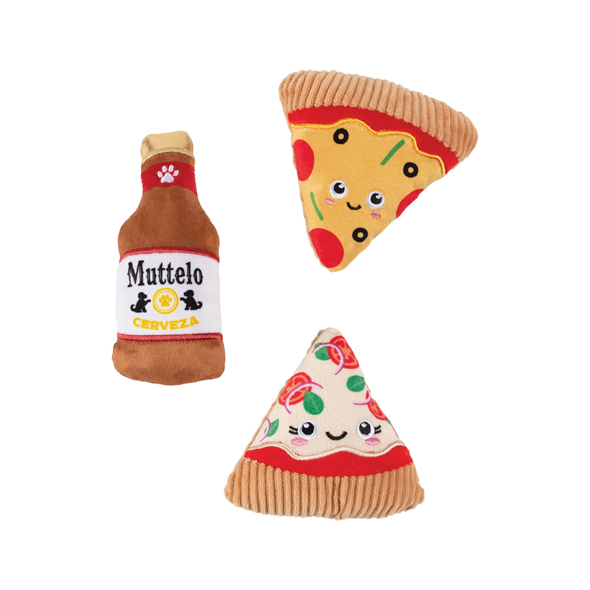 Product Image for Food Junkie Small Dog 9-Toy Play Set