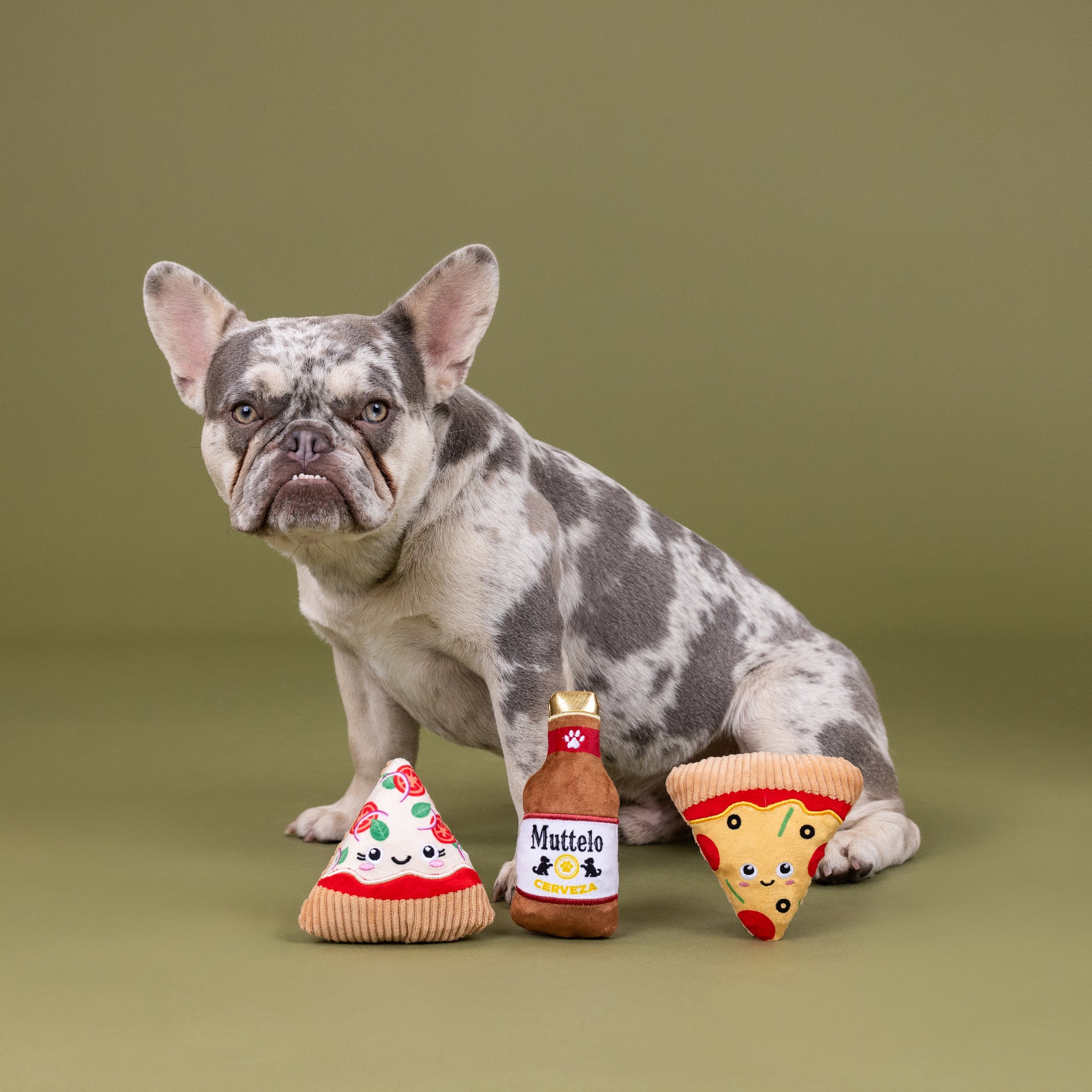 Food Junkie Small Dog 9-Toy Play Set