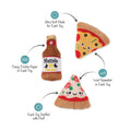 Food Junkie Small Dog 9-Toy Play Set