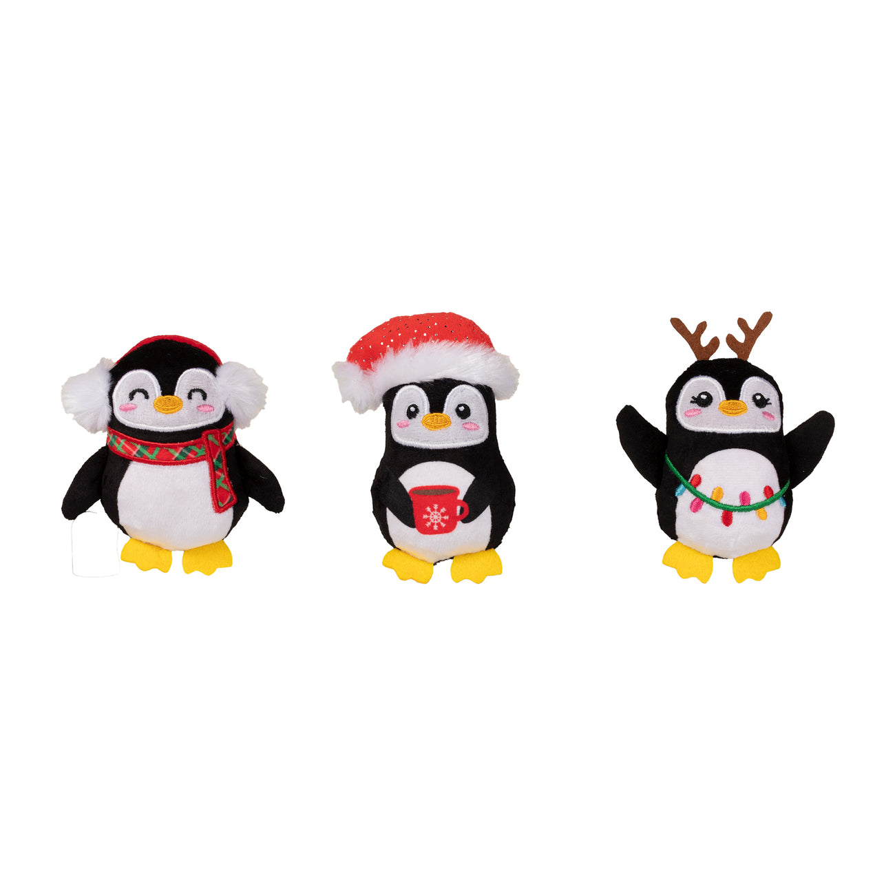 Frosty Friends Mini Winter Dog Toys 8-Pack