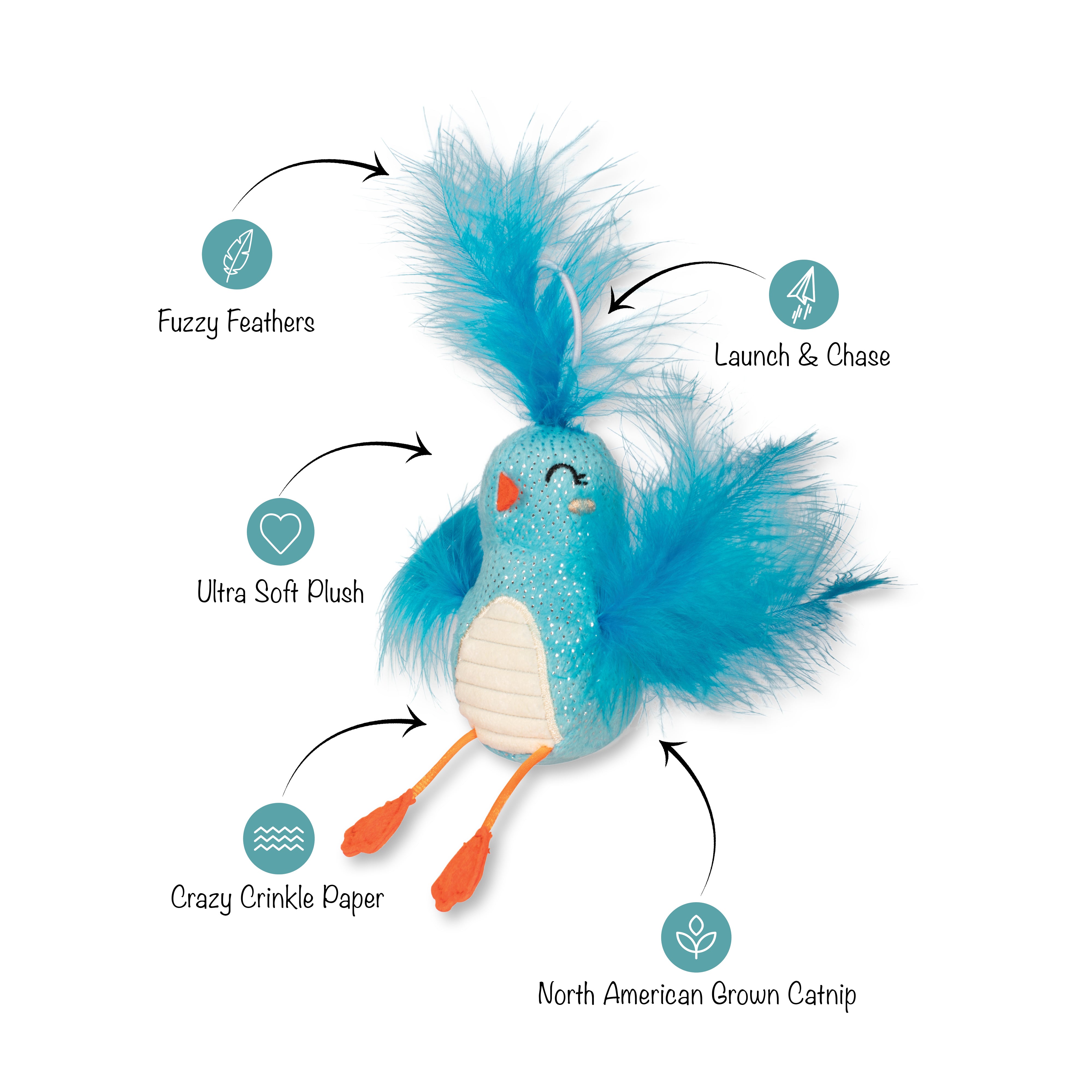 Surf & Soar Cat Toy 8-Pack