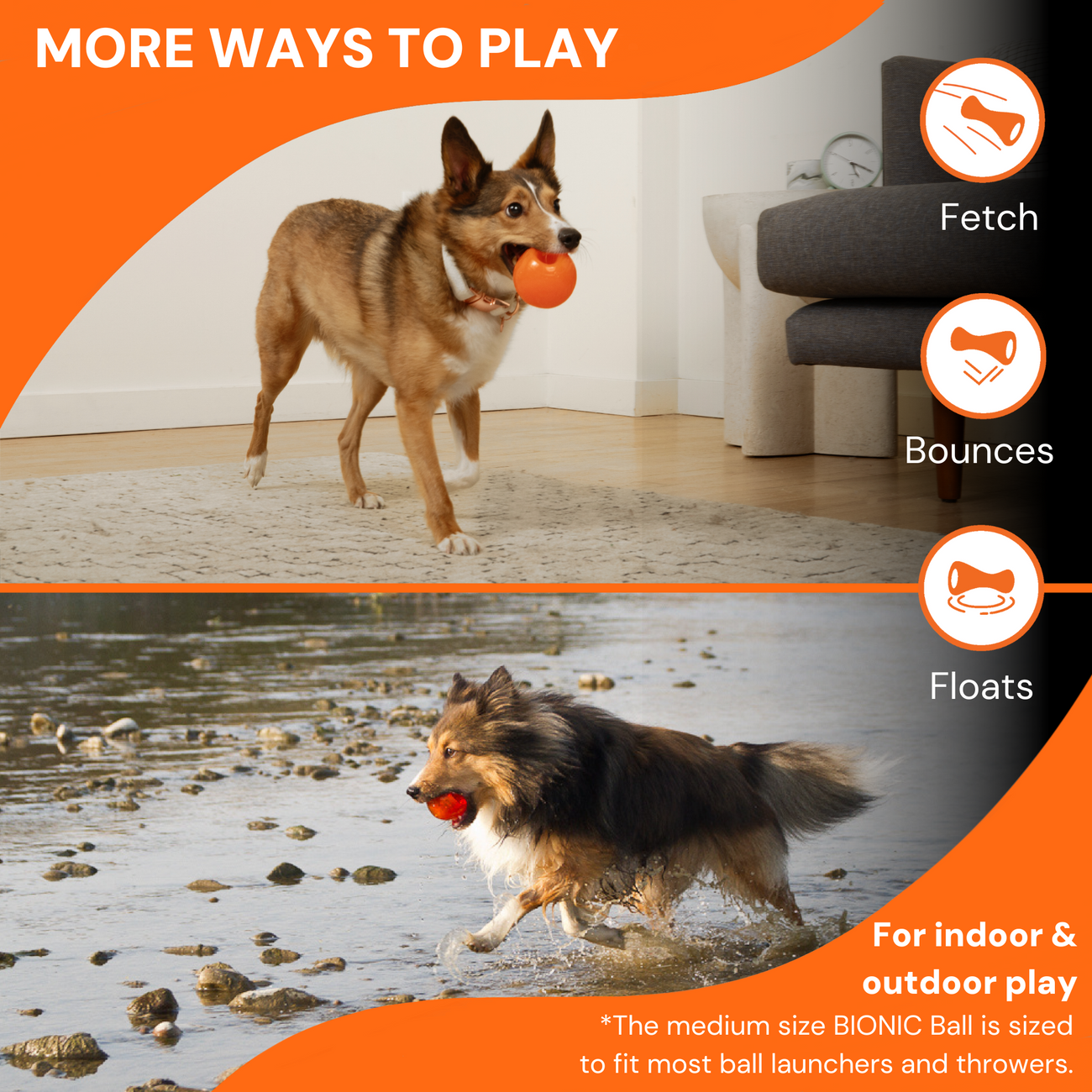 Bionic Toss, Tug & Fetch 3 Pk Large Toys