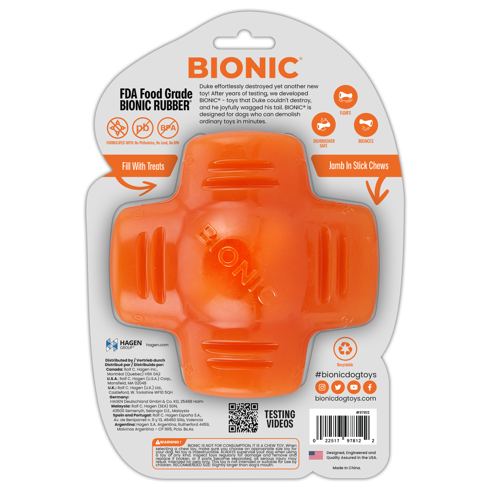 Bionic Treat Stuffers 3 Pk
