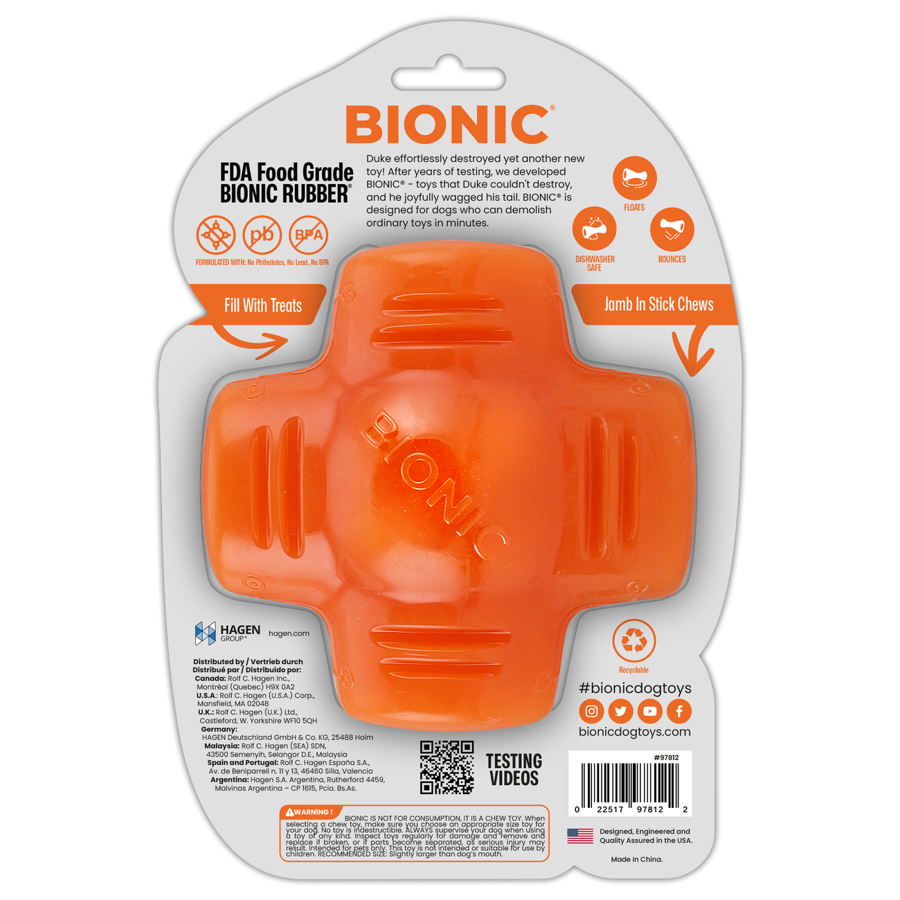 Bionic Treat Stuffers 3 Pk