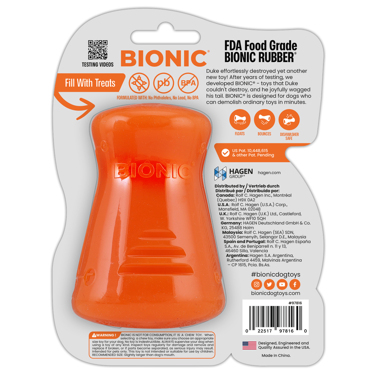 Bionic Treat Stuffers 3 Pk