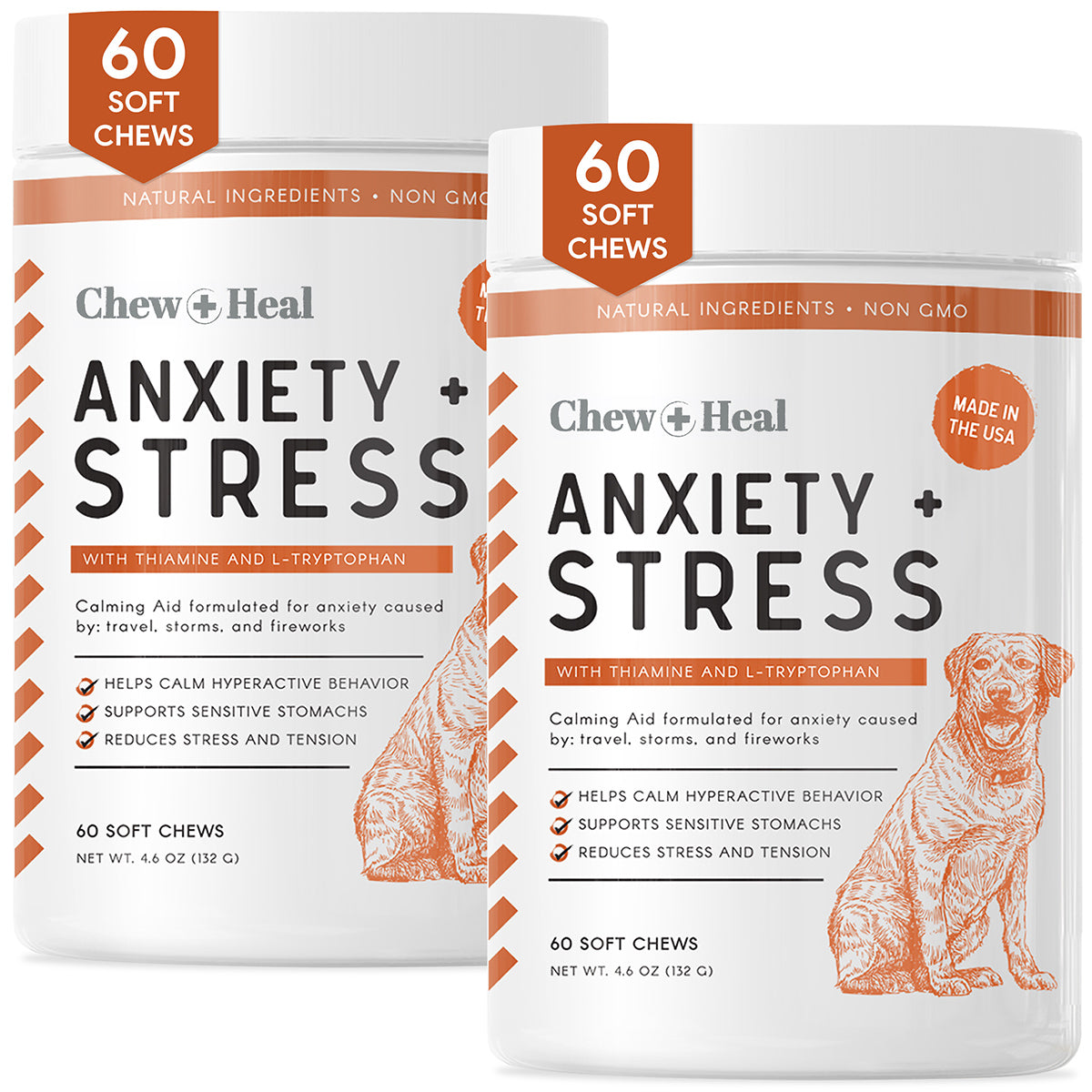Product Image for Anxiety + Stress Soft Chews 2 Pack