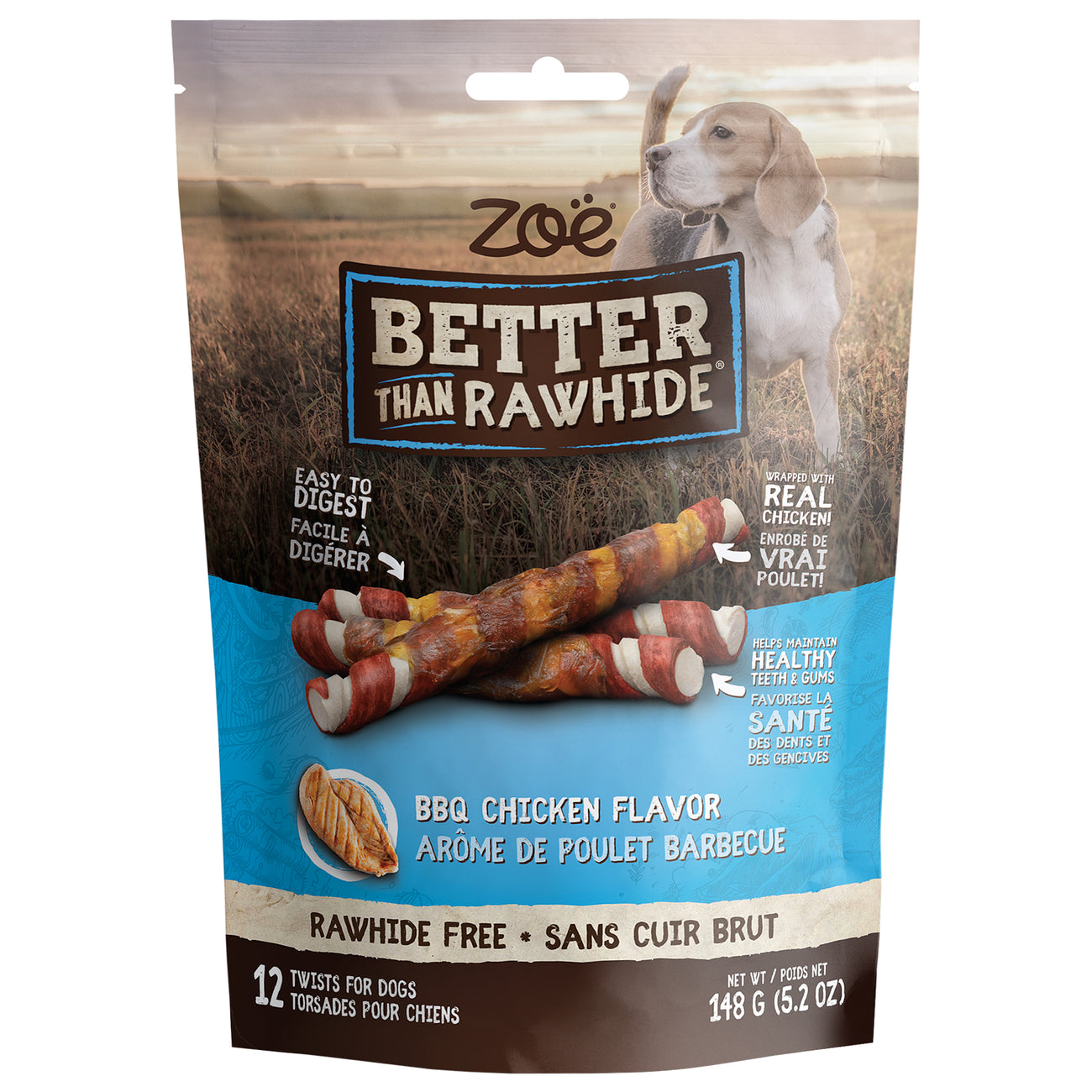 Better Than Rawhide Twists 4pk