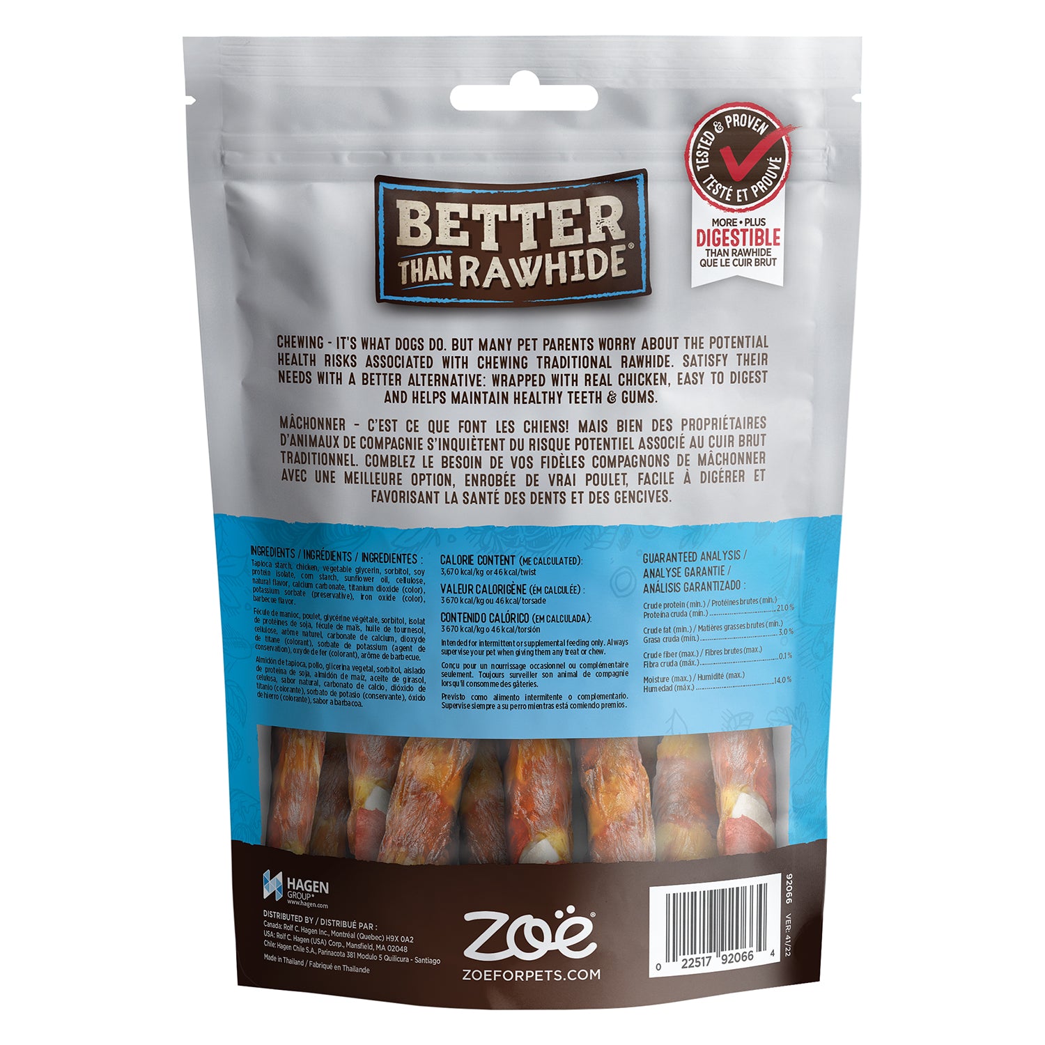 Better Than Rawhide Twists 4pk
