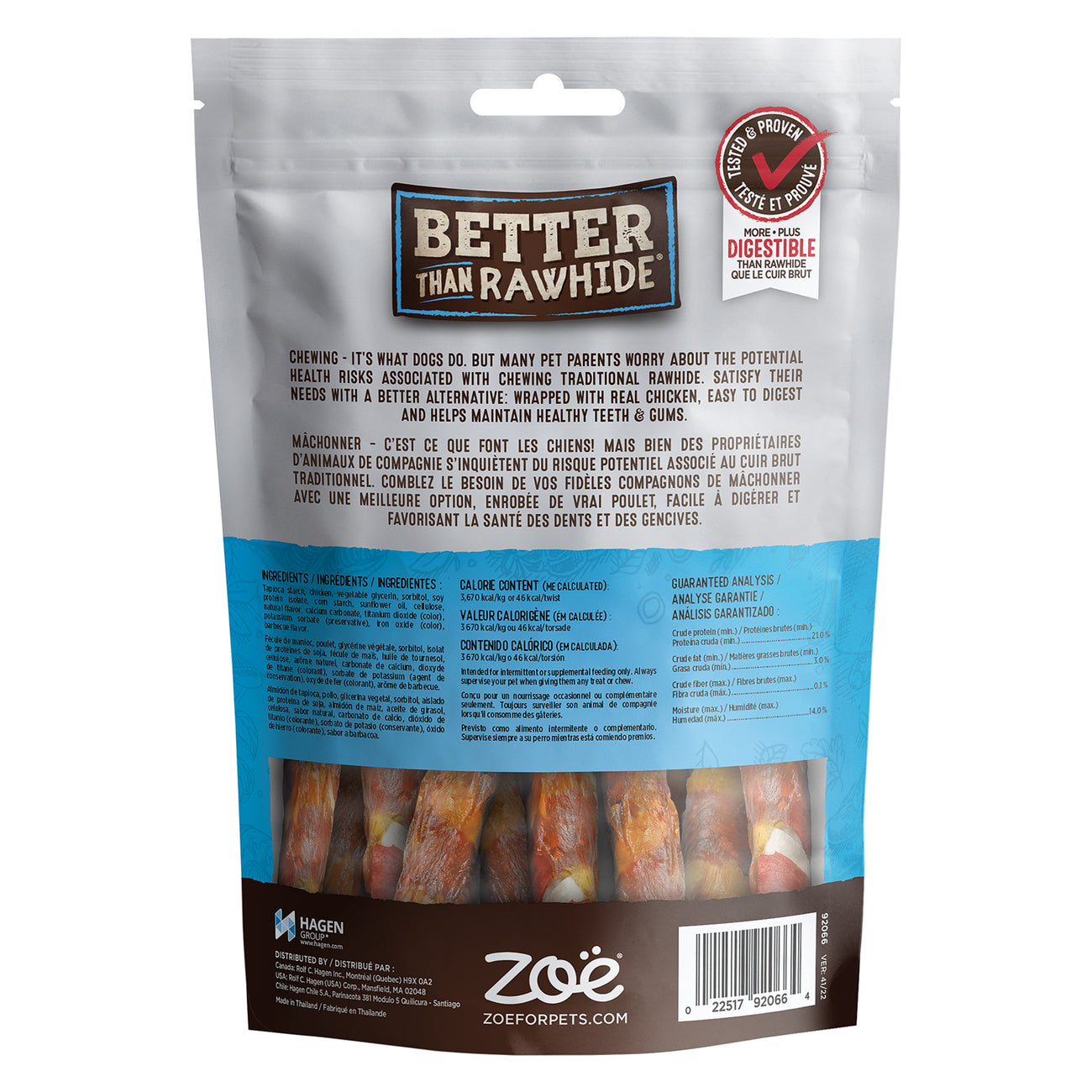 Better Than Rawhide Twists 4pk