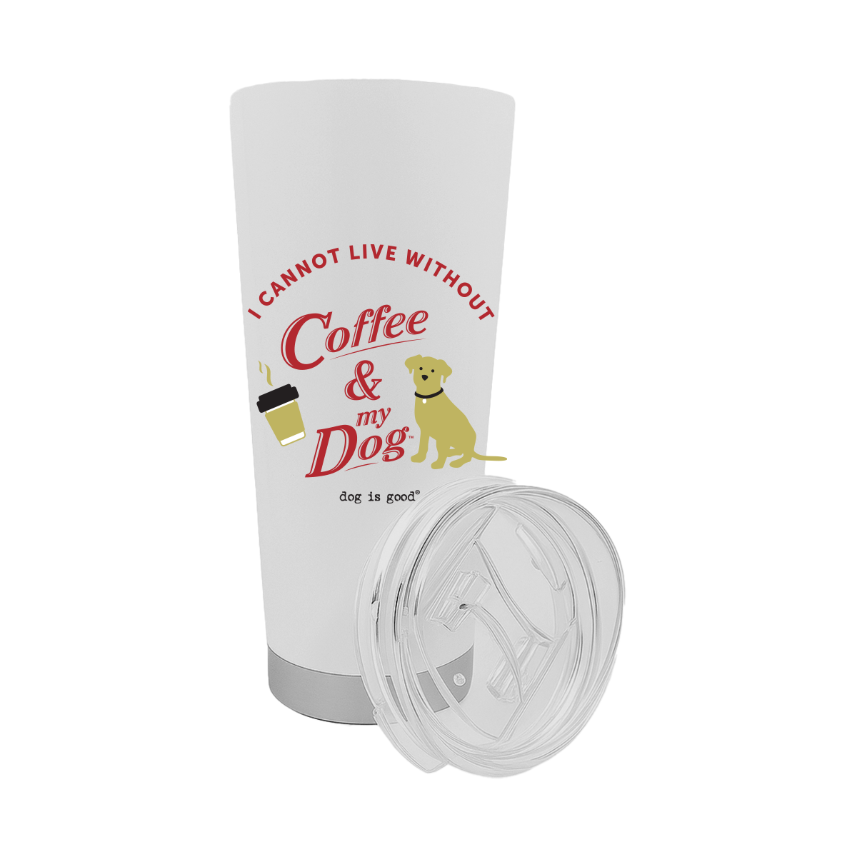 Product Image for Coffee & My Dog 18-oz Double-Wall Stainless Steel Tumbler