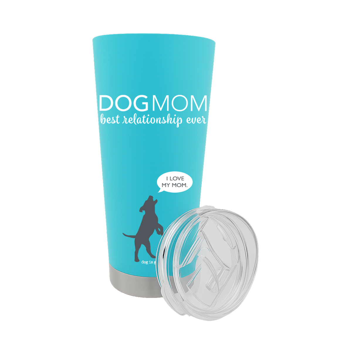 Dog Mom 18-oz Double-Wall Stainless Steel Tumbler