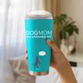 Dog Mom 18-oz Double-Wall Stainless Steel Tumbler