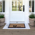 Welcome + Paw Convertible Entrance Doormat Set