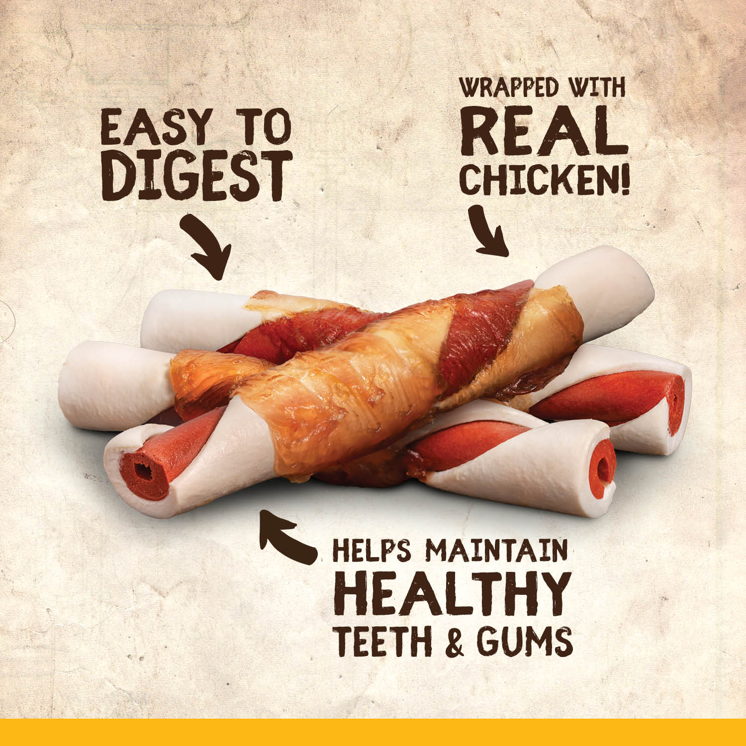 Better Than Rawhide Twists 5pk