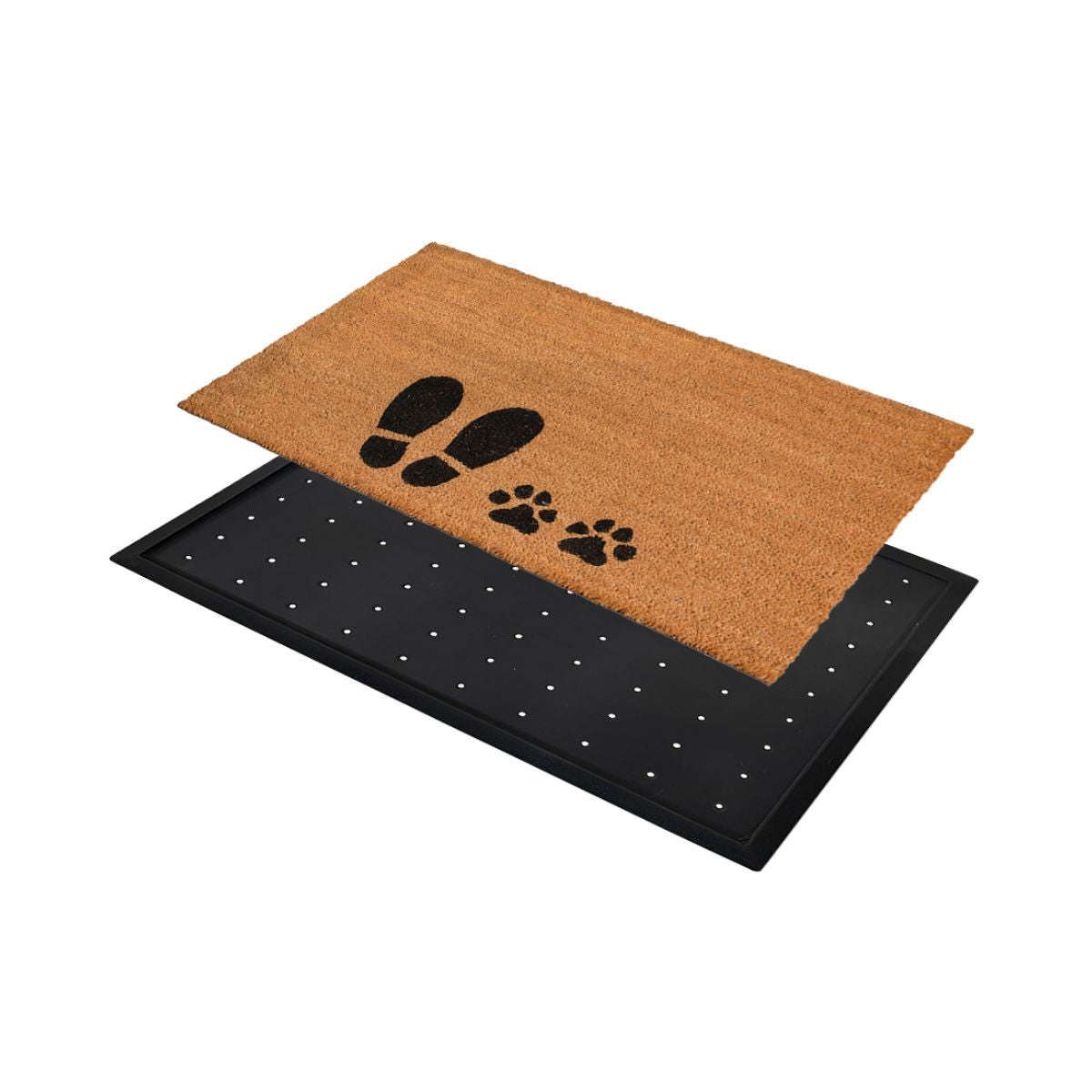 Foot + Paw Convertible Entrance Doormat Set