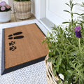Foot + Paw Convertible Entrance Doormat Set