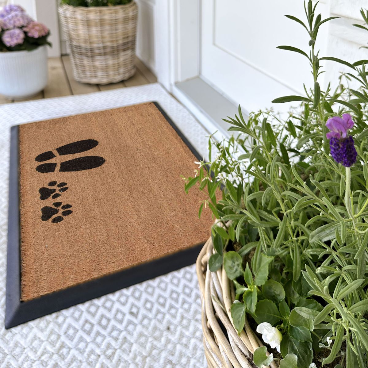 Foot + Paw Convertible Entrance Doormat Set