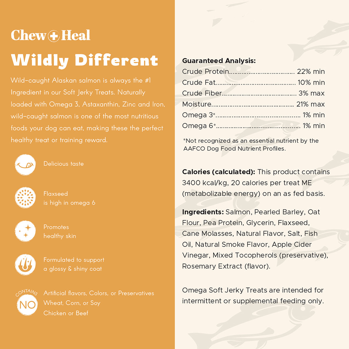 Wild Alaskan Omega Soft Jerky Treats