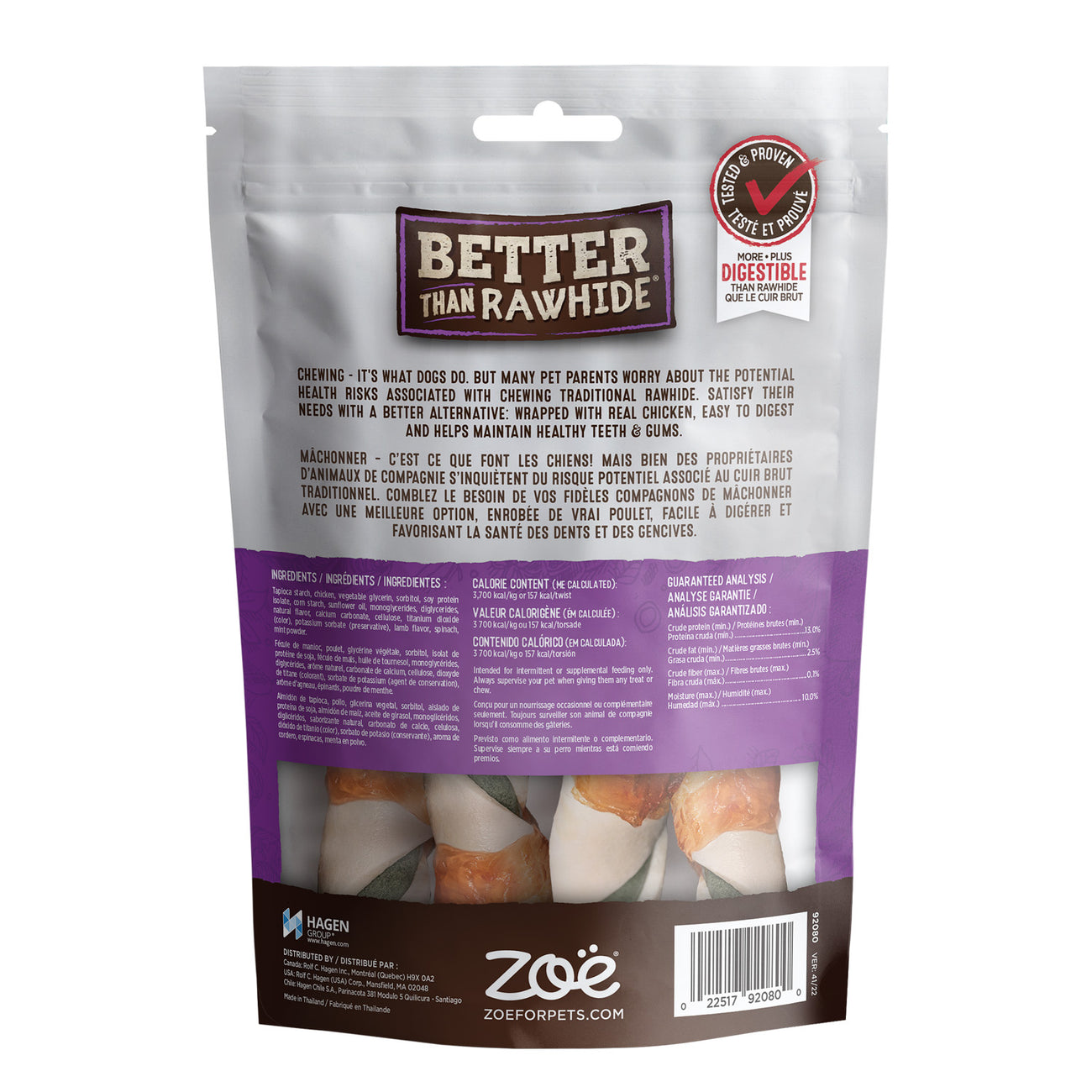 Better Than Rawhide Twists 5pk