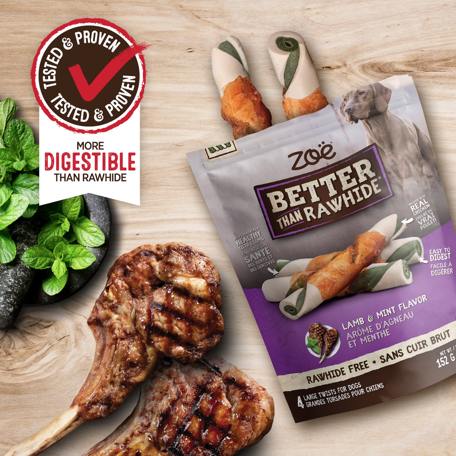 Better Than Rawhide Twists 5pk