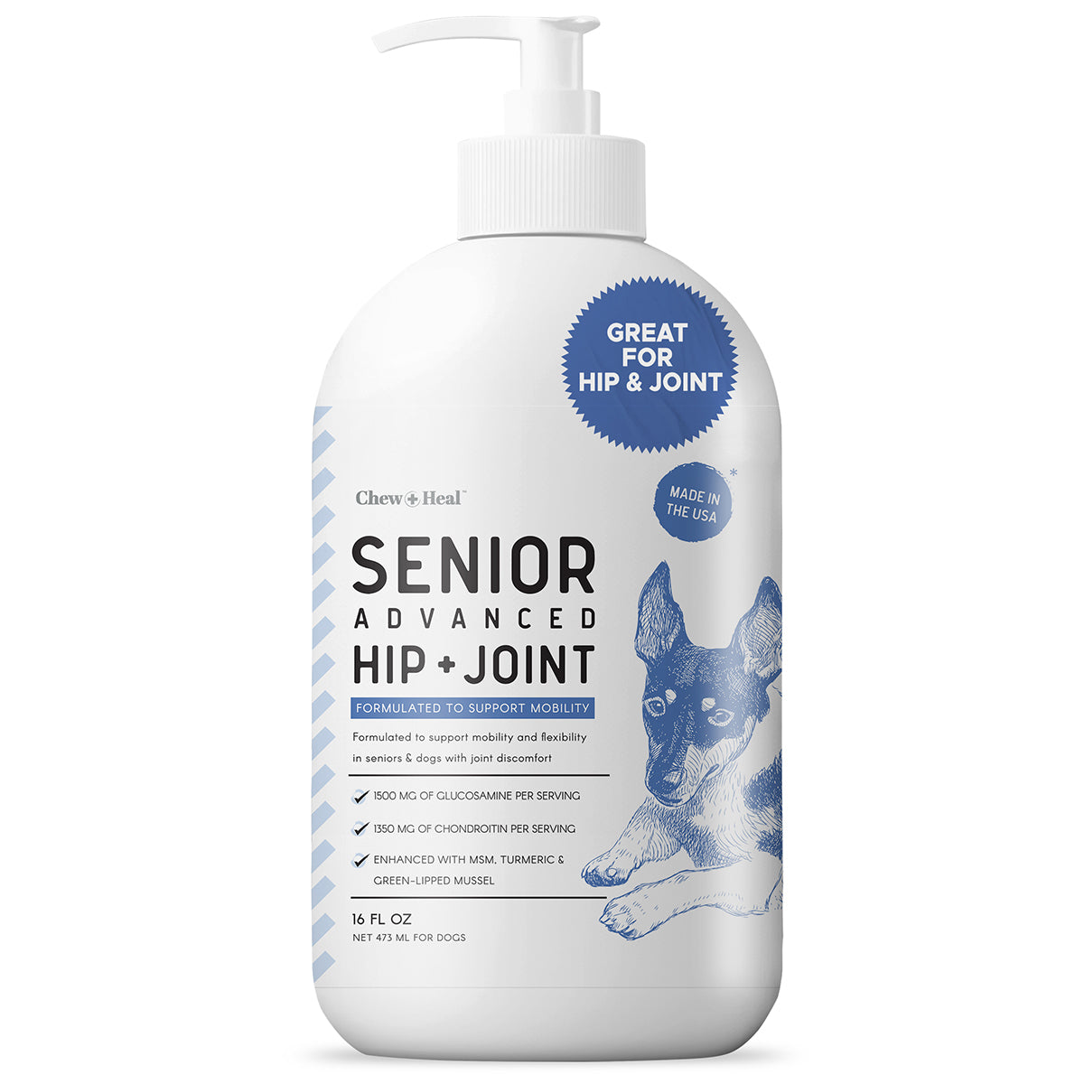 Product Image for Senior Advanced Hip + Joint Liquid Formula