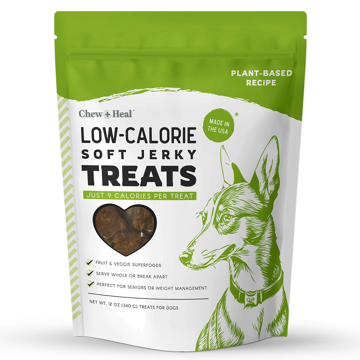 Plant-Based Low-Calorie Soft Jerky Treats