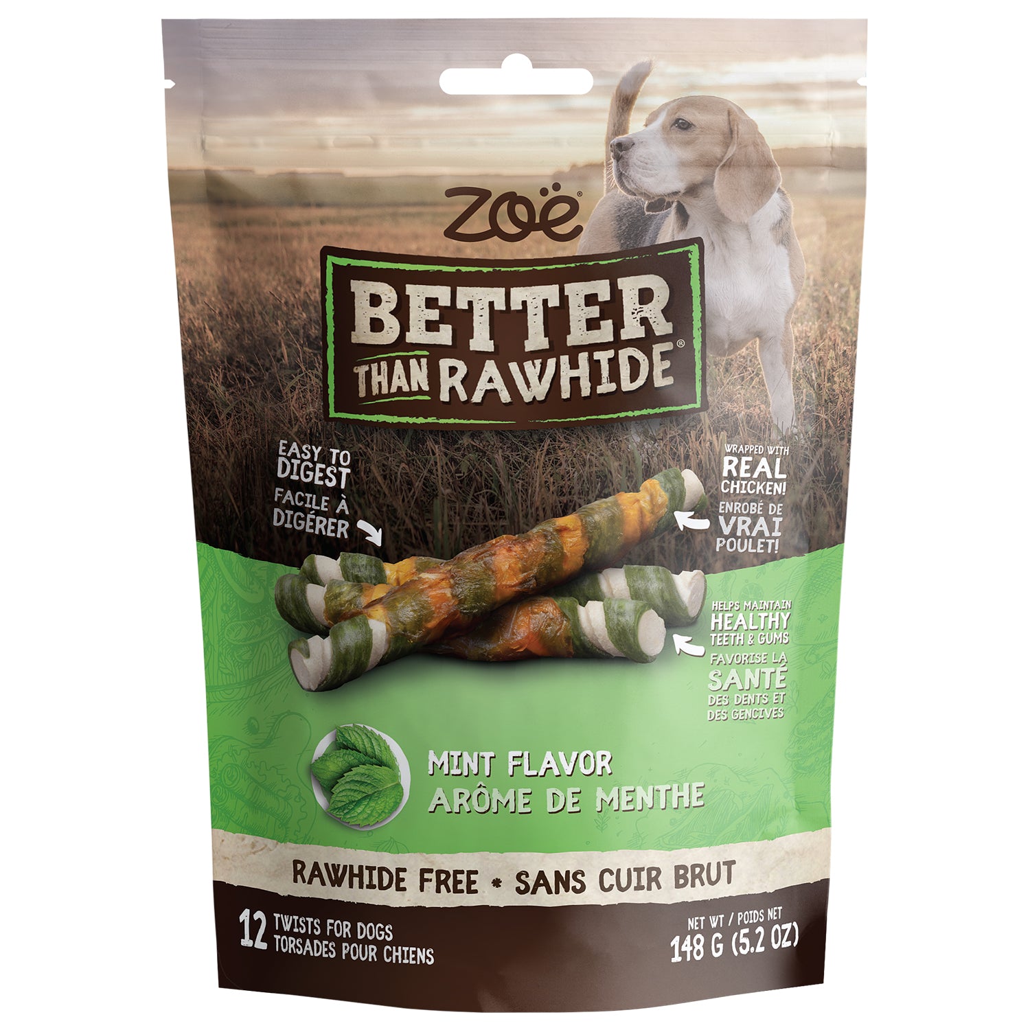 Better Than Rawhide Twists 4pk