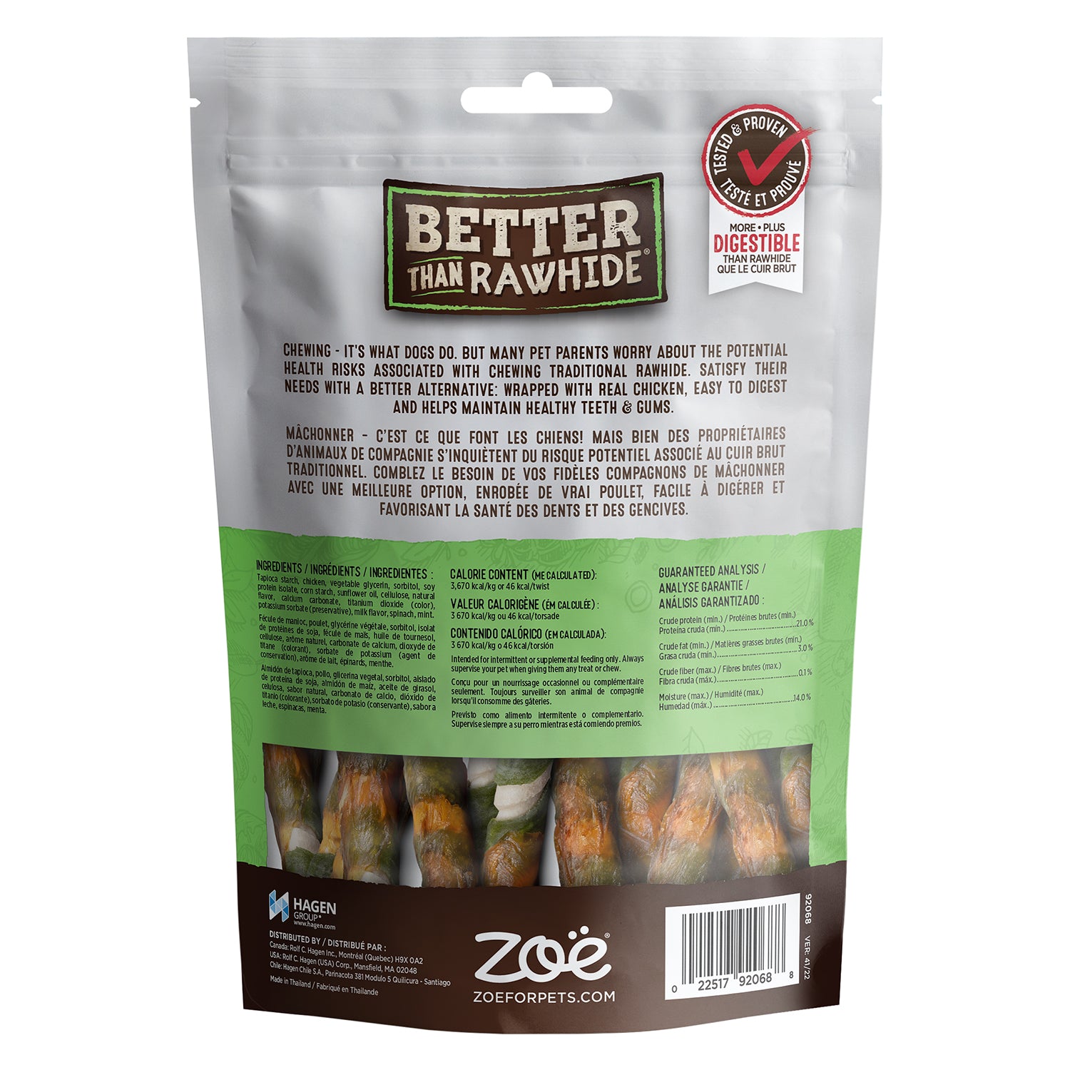 Better Than Rawhide Twists 4pk