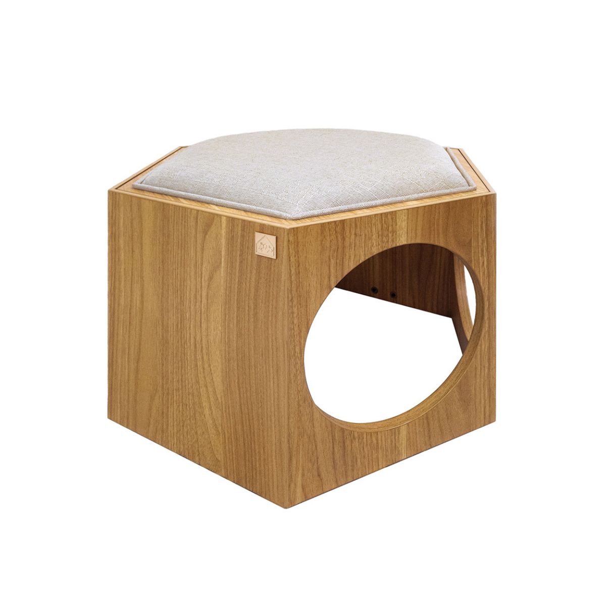 Suki Cat Stool and Shelf