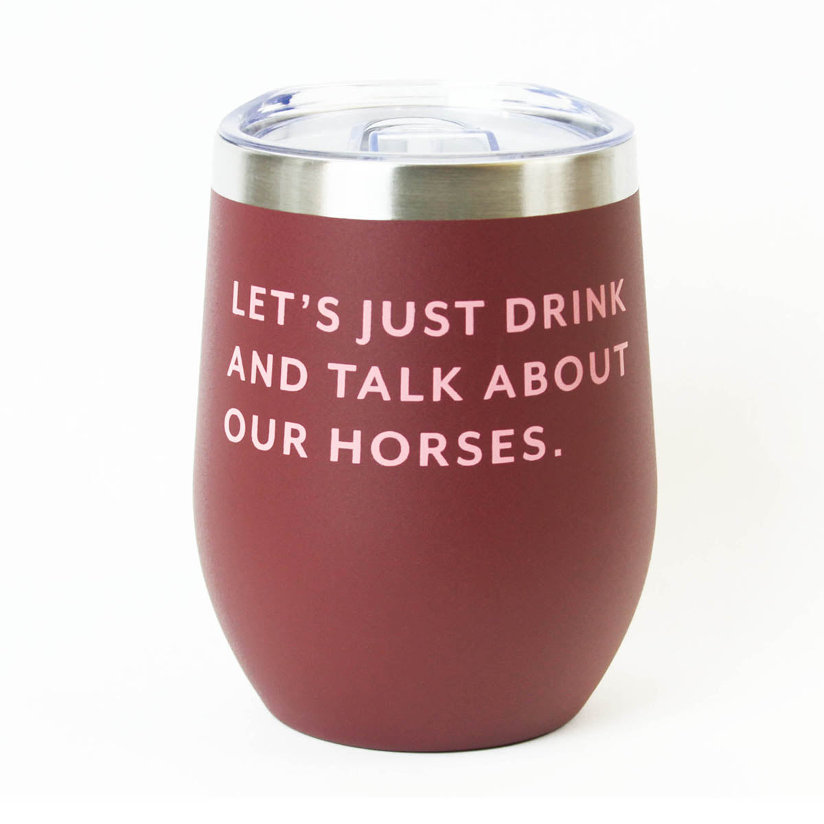 Product Image for Horse Themed Wine Tumblers 12-oz