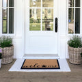 Welcome + Paw Convertible Entrance Doormat Set