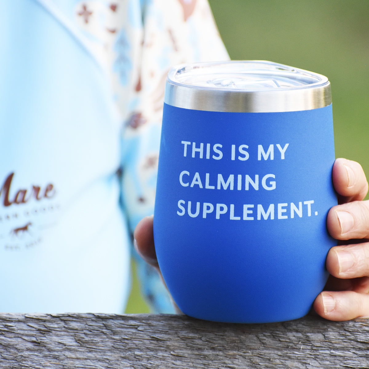 Horse Themed Wine Tumblers 12-oz