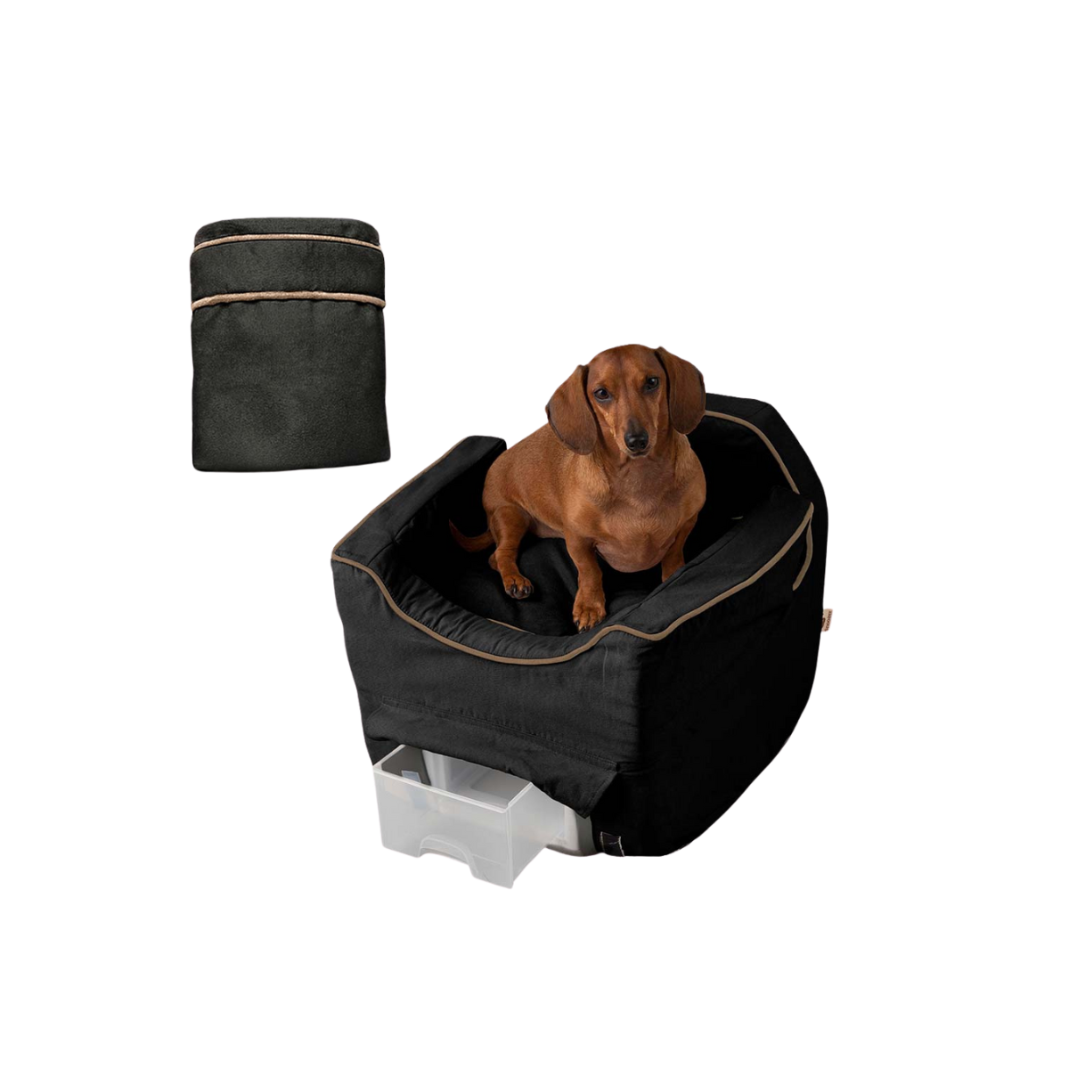 Product Image for Lookout 2 Dog Car Seat + Storage Drawer + Extra Cover