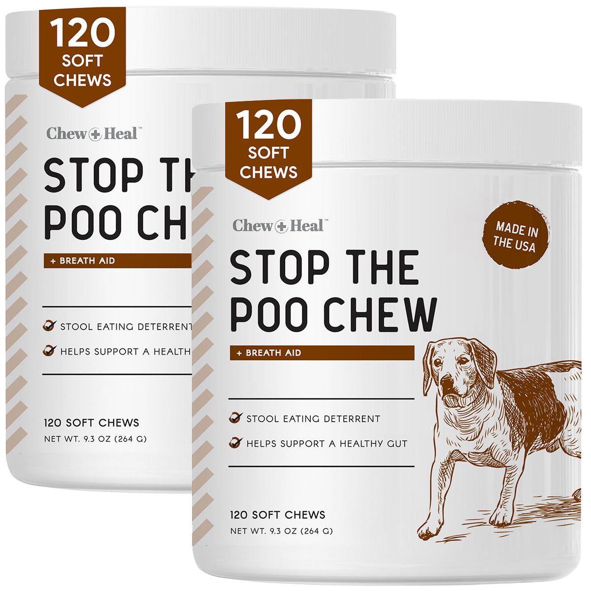 Stop the Poo Coprophagia Soft Chews 2 Pack